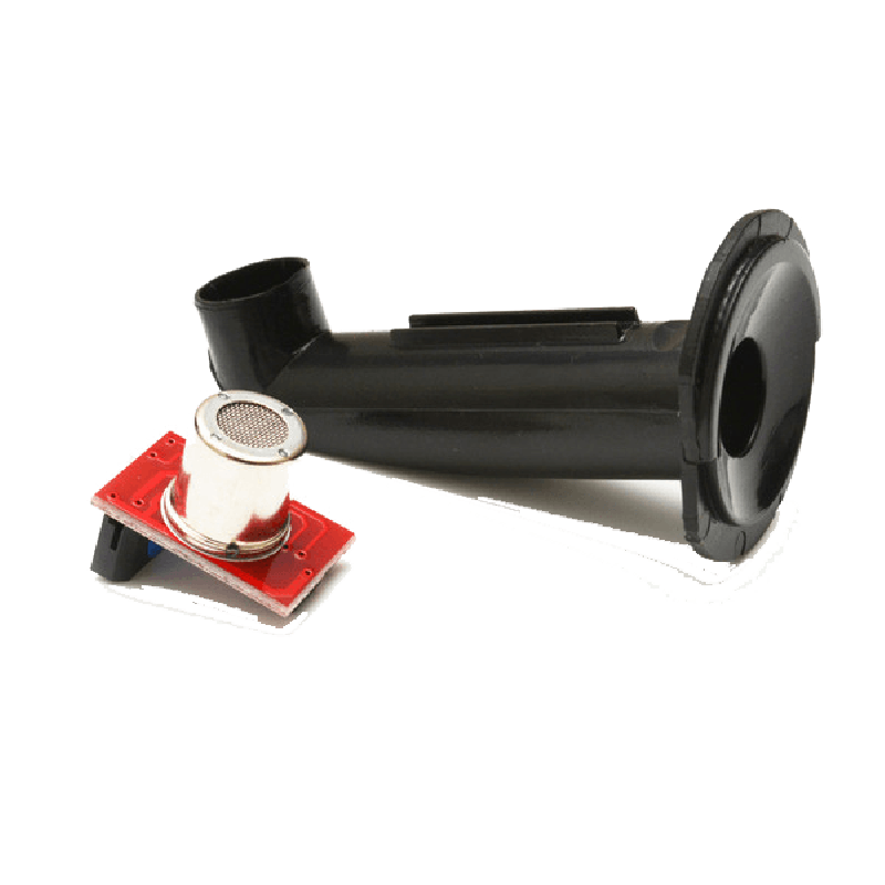 AlcoMate AL6000 sensor module and mouthpiece assembly detail