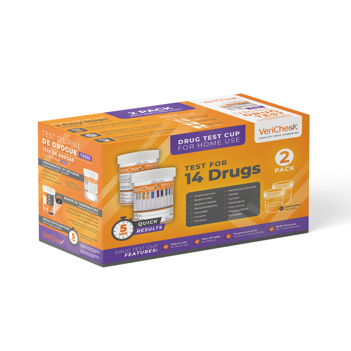 Vericheck 14-panel Cup - 2-pack