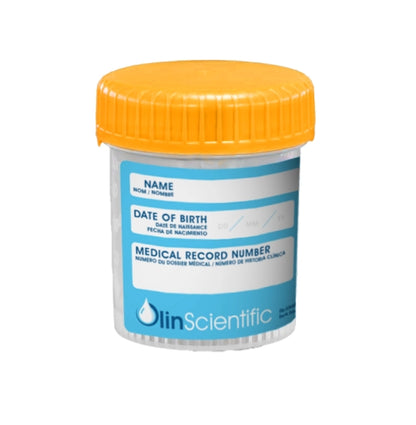 Olin Scientific 90mL Sterile Specimen Container - 25-pack