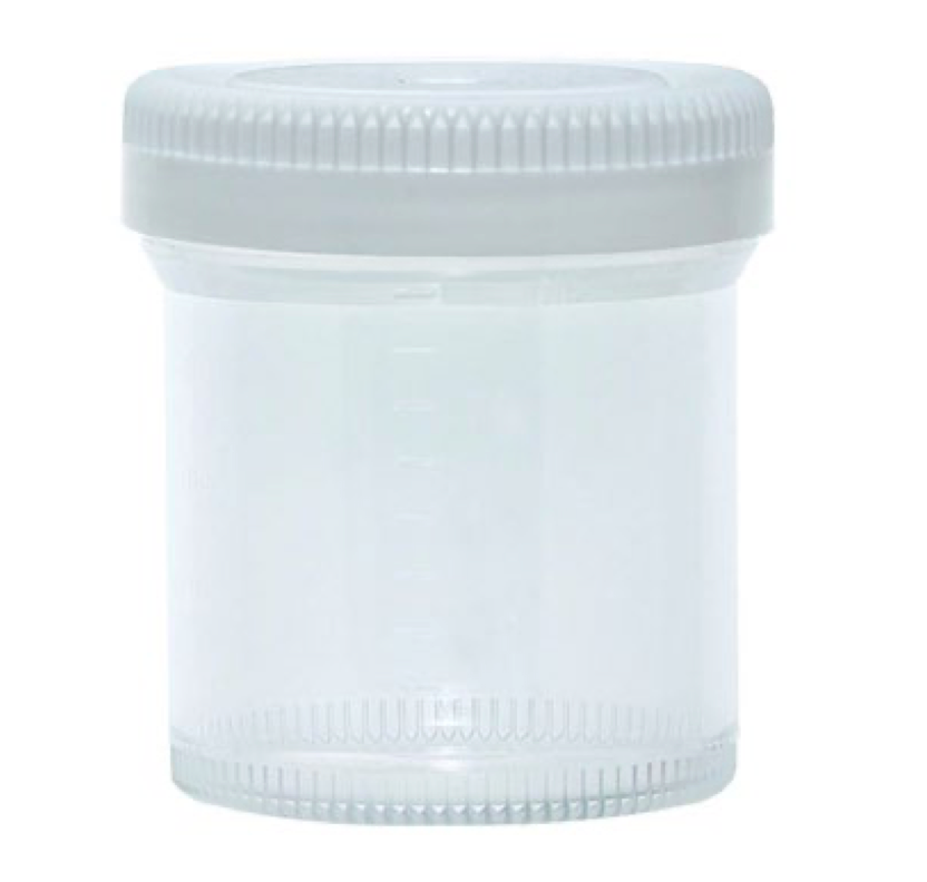 Olin Scientific 90mL Non-sterile Specimen Container - 25-pack