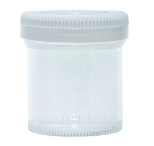 Olin Scientific 90mL Non-sterile Specimen Container - 25-pack